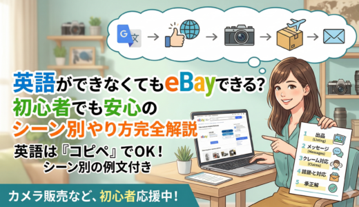 英語ができなくてもeBayできる？初心者でも安心のシーン別やり方を解説