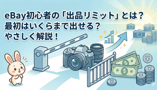 eBay初心者の「出品リミット」とは？最初はいくらまで出せる？やさしく解説！