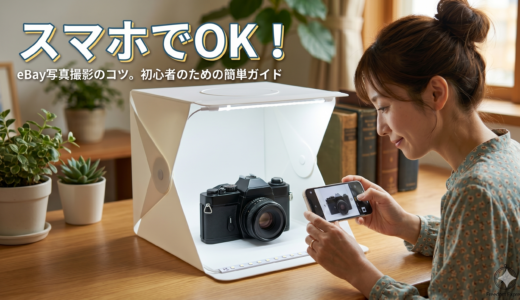 eBay写真撮影のコツ｜初心者でも売れる！100均撮影ボックス×スマホでOK